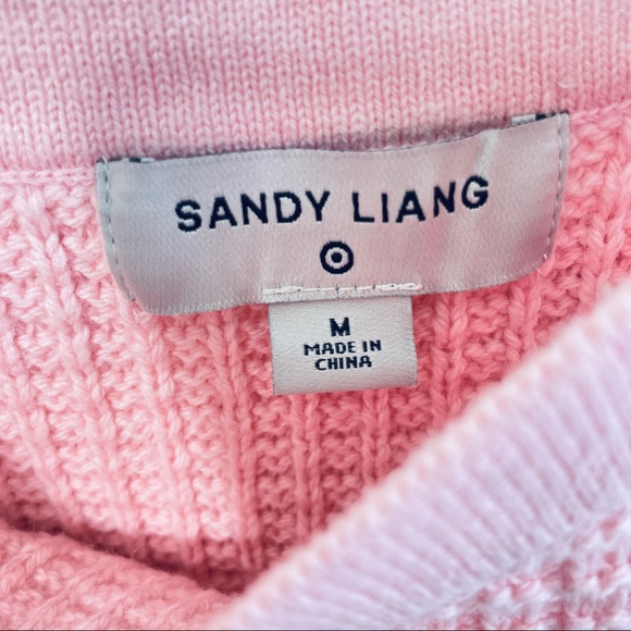 Sandy Liang x Target Sweetheart Neckline Waffle Knit Sweater Pullover Tank Top M - Picture 11 of 16